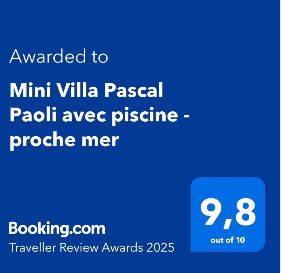 Mini Villa Pascal Paoli Avec Piscine - Proche Mer Prunelli-di-Fiumorbo エクステリア 写真